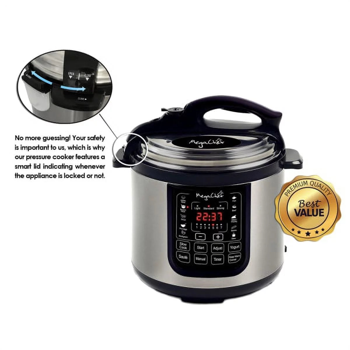 8-Quart Digital Pressure Cooker I337016