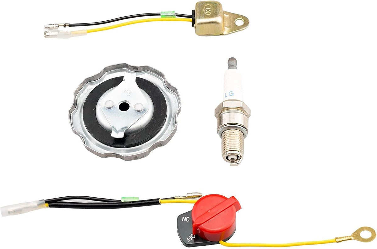 Carburetor Recoil Starter for Honda GX120 GX160 GX200 Engine Pack of 2 Q576103
