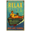 18X30 Metal Lake Cabin Sign M77059