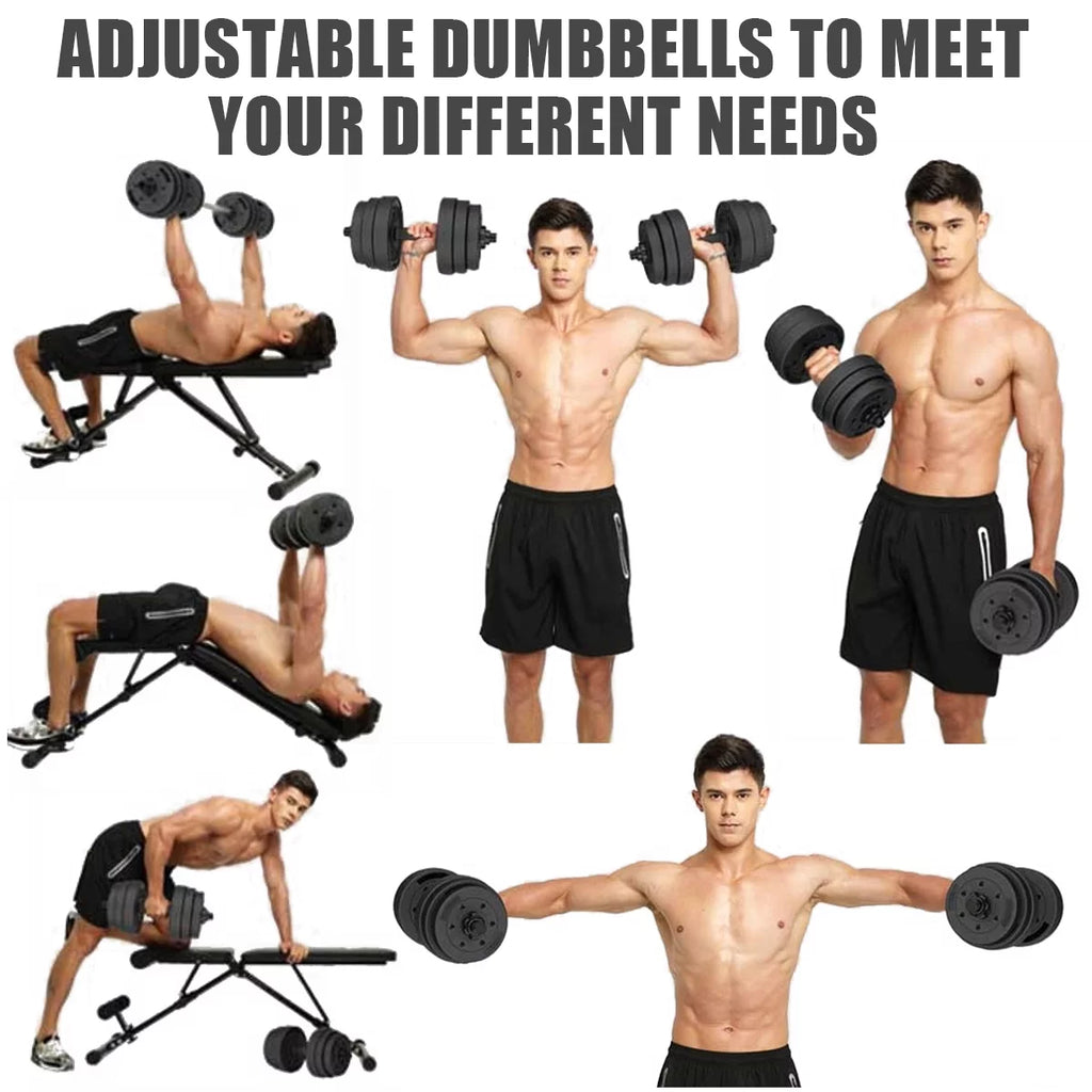 66 LB Dumbbell Weight Set with 16 Adjustable Plates V820079