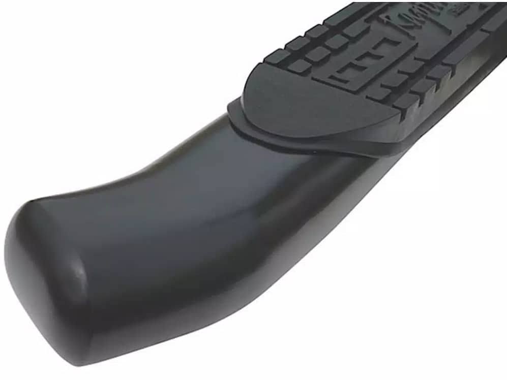 Black Curved Oval Side Step Bars B60373