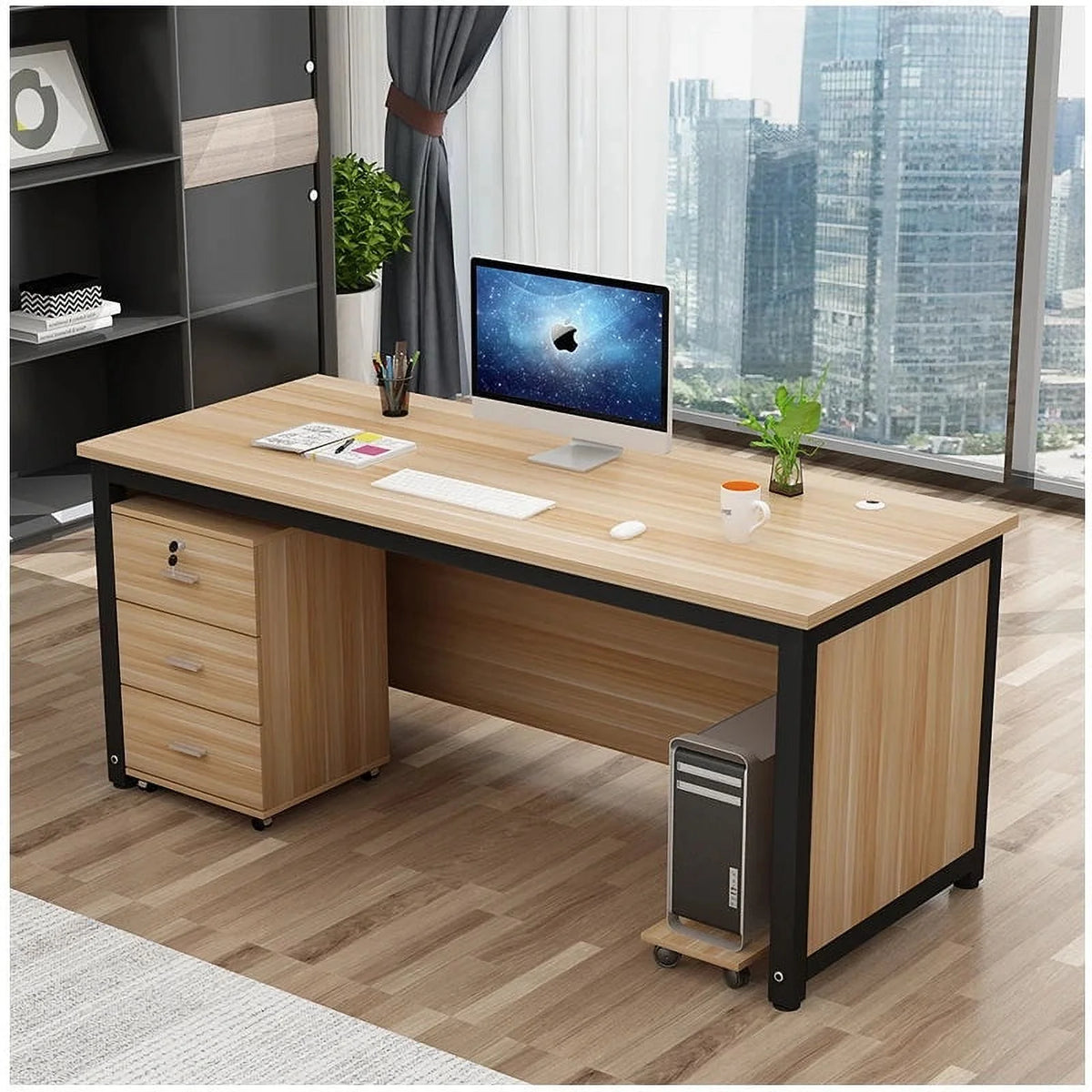 Monitor Desk with Drawers T629881