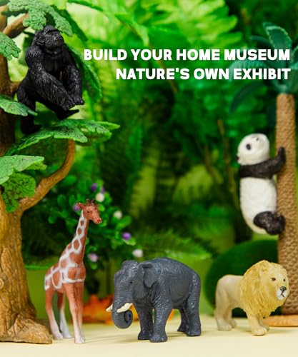 12 PCS Plastic Animal Figurines Z41043