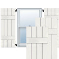 Real Wood Pine Board-n-Batten Shutters B861