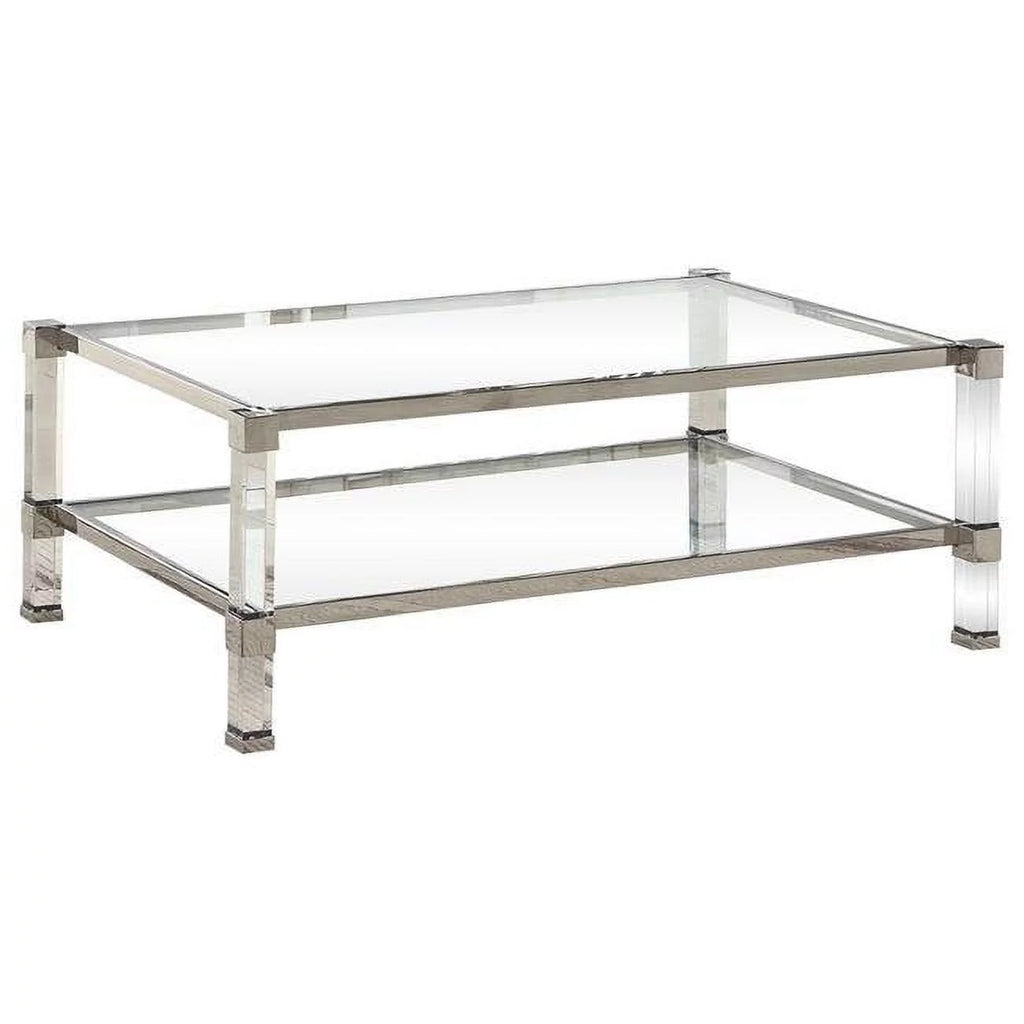 Silver Glass Coffee Table L416