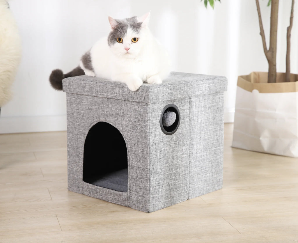Gray 15" Cat Cube Condo G31066