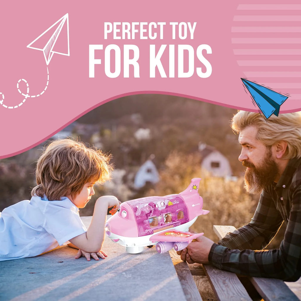 Kids' Play Airplanes with LED Flashing Lights and Sounds U5701