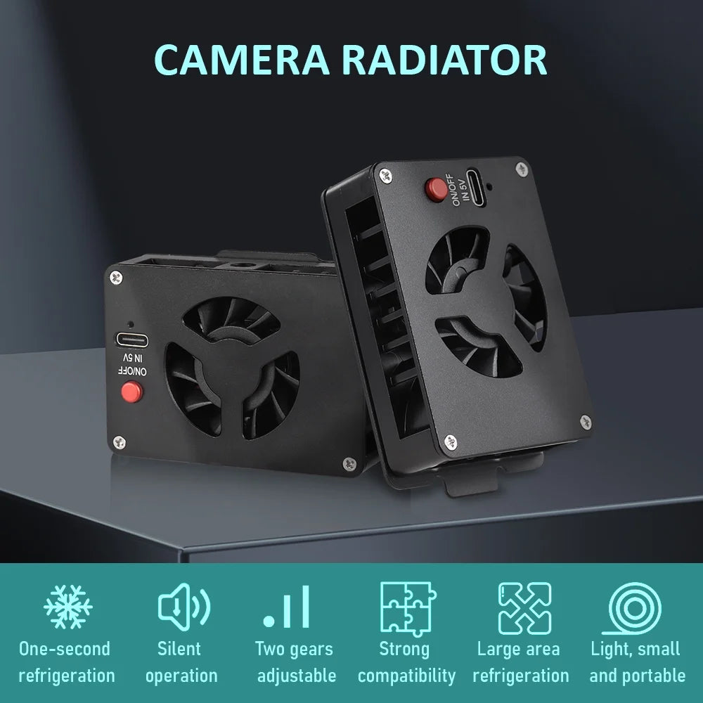 Camera Semiconductor Radiator with Smart Cooler Fan Y992036