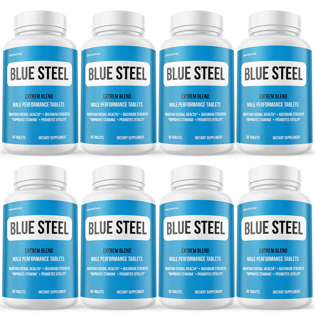 Blue Steel Male Health Tablets 8 Bottles V52834