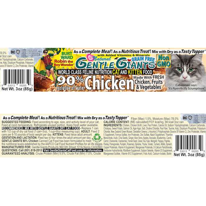 Natural Non-GMO Chicken Cat & Kitten Can Food R800