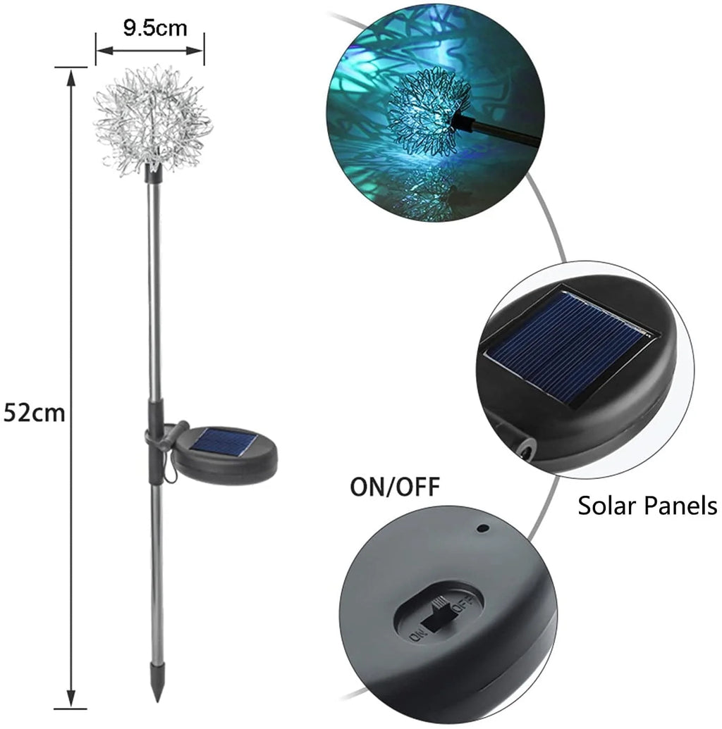 4 Pack Waterproof Solar LED Garden Lights W4887