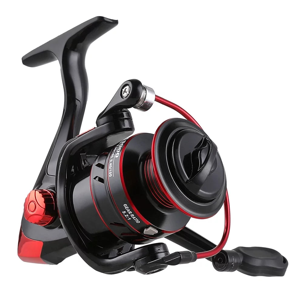 Lightweight 5.2:1 Gear Ratio Spinning Fishing Reel K2925