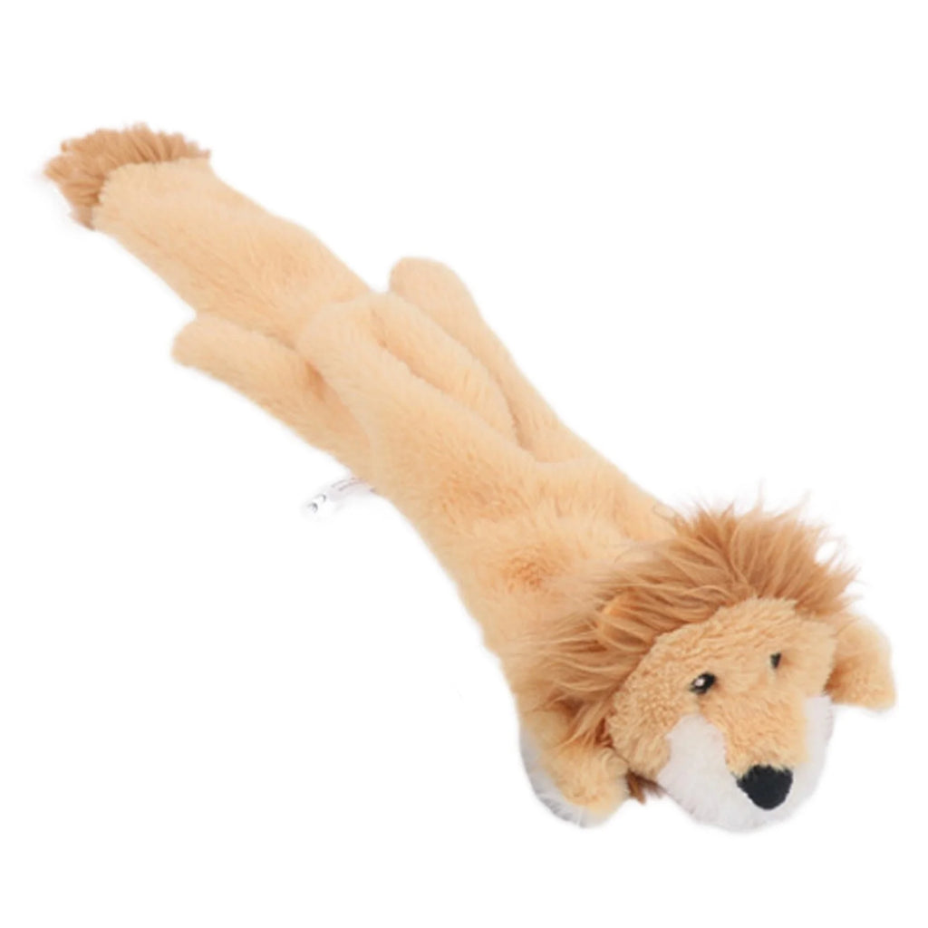 Unstuffed Squeaky Plush Dog Toys, Milk, Penguin Plush Toy A622