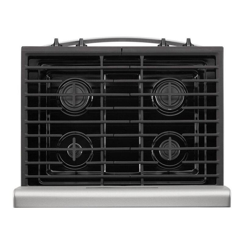 4-Burner Freestanding Gas Range in Stainless Steel M629615