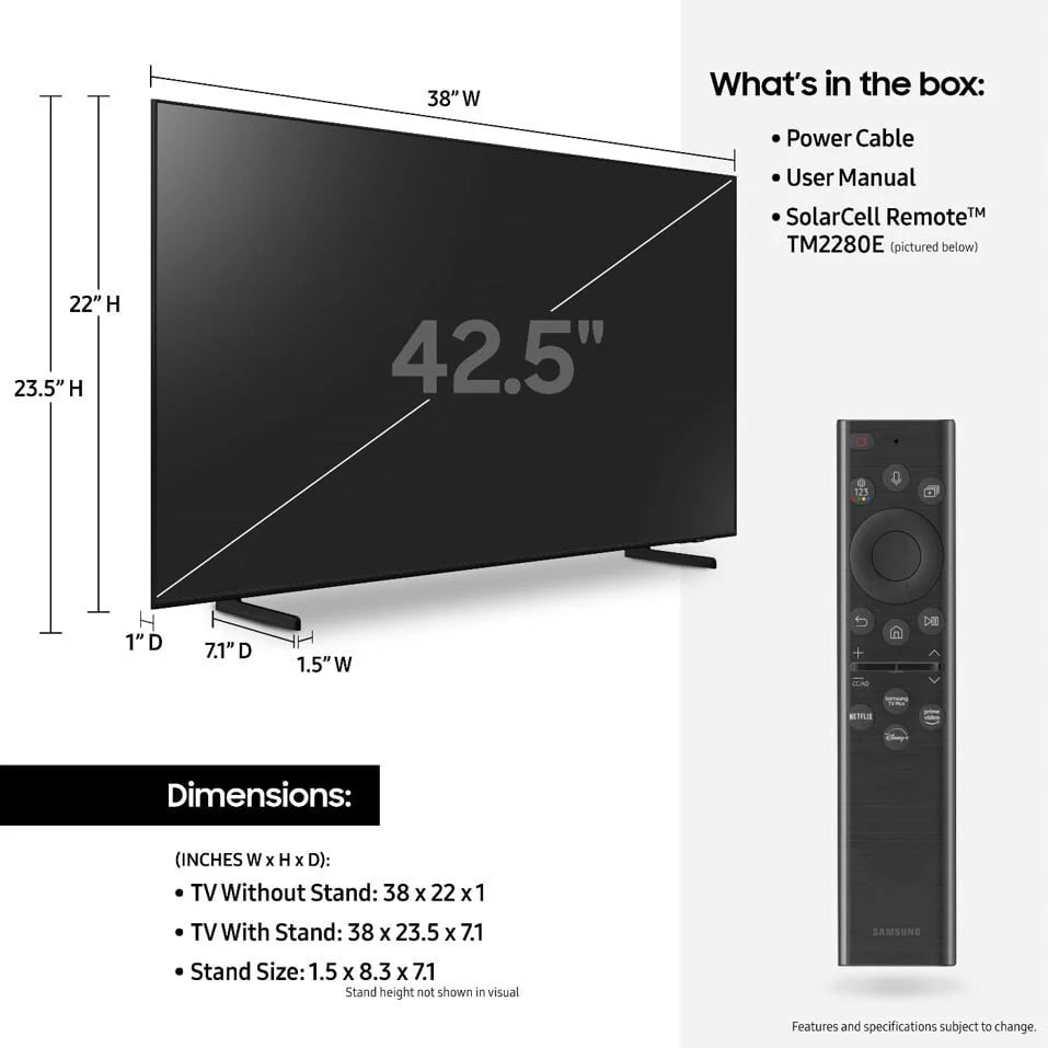43” QLED 4K Smart TV R497370