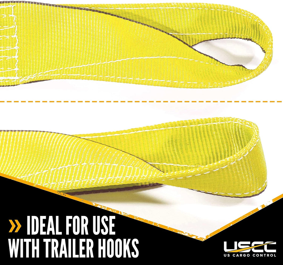 4 Inch x 30 Foot Winch Straps with Twisted Sewn Loop 10 Pack I519