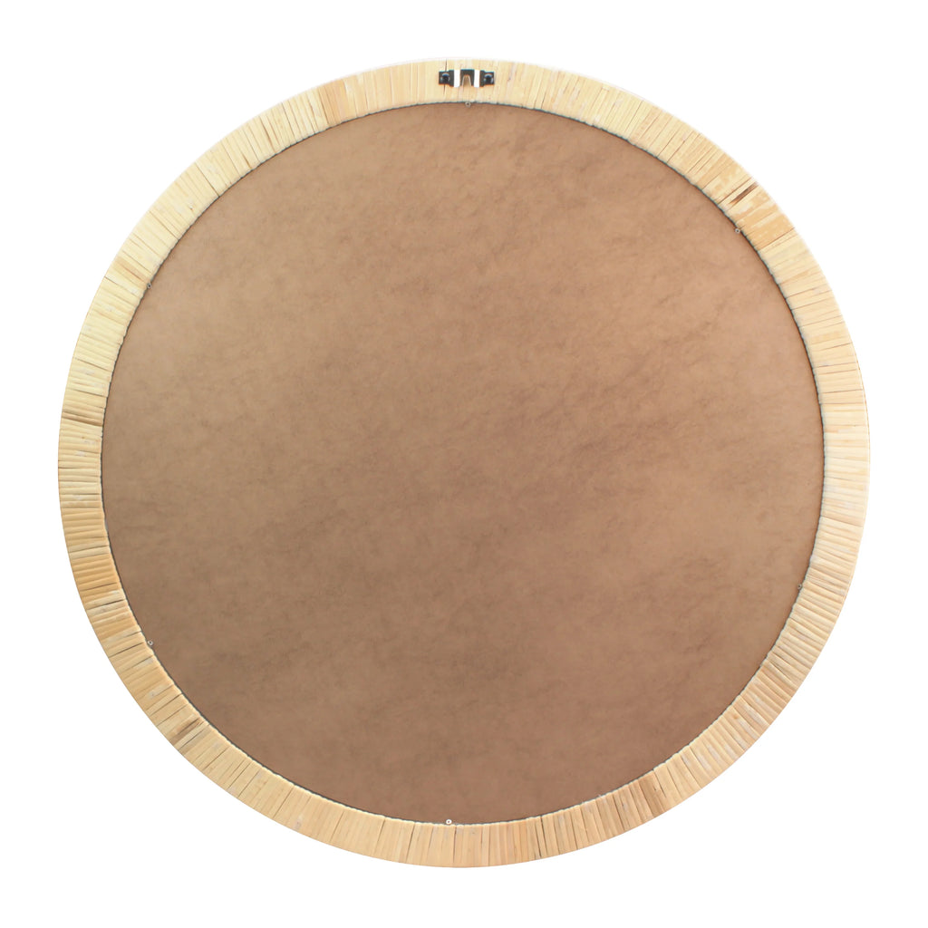 Rattan Round Wall Mirror T297