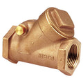 Cast Bronze Check Valve, Class 150, PTFE Seat, 1-1/4 Female NPT Thread D414957