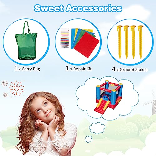 Inflatable Bounce House with Carry Bag, Repair Kit Z973003
