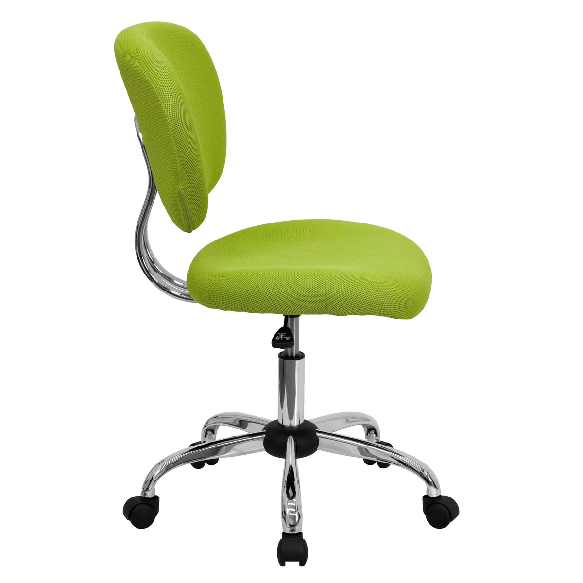 Yellow Mid-Back Mesh Padded Swivel Task Office Chair E6395