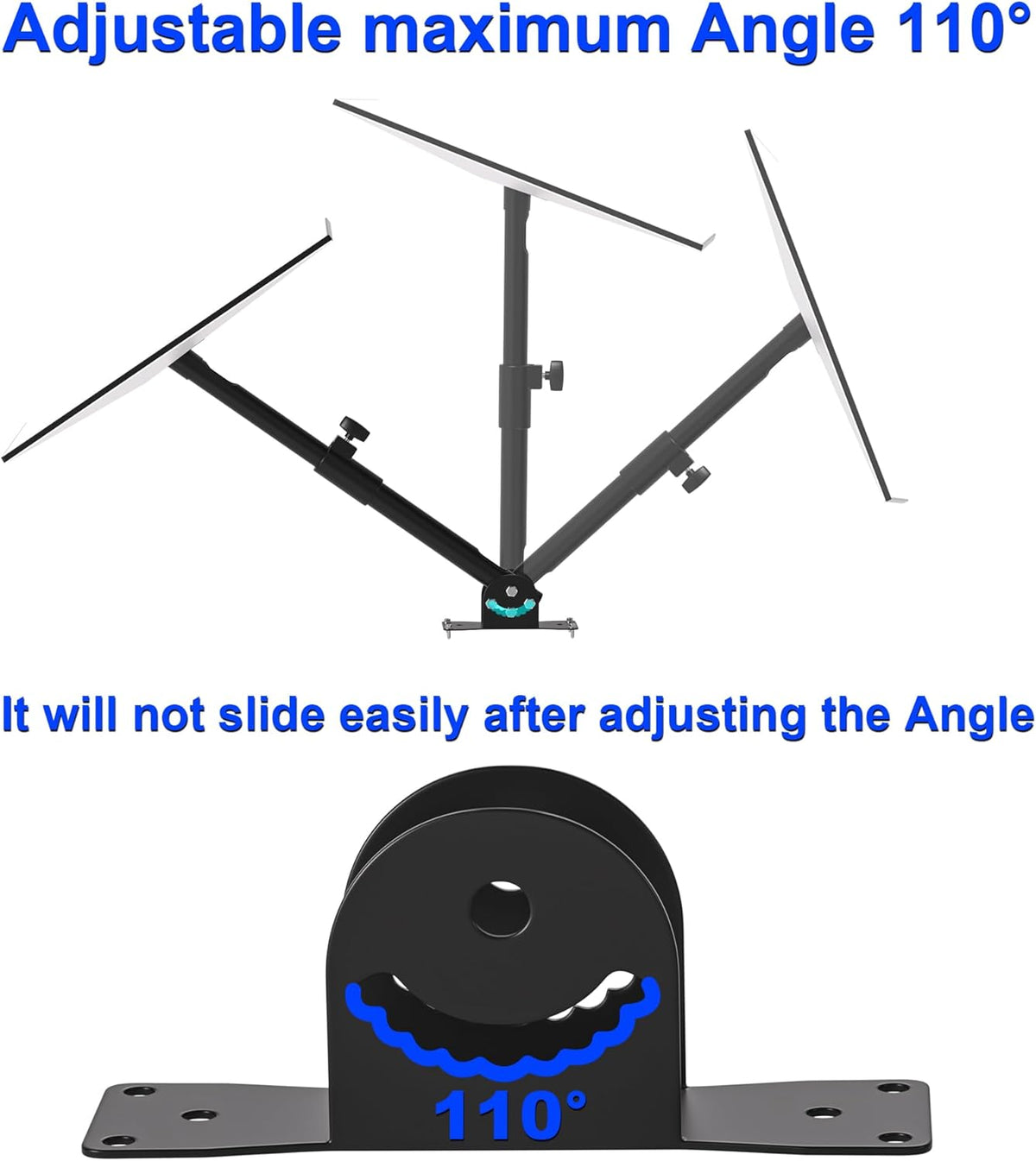 Heavy Duty Adjustable Starlink Roof Mount with Pipe Adapter I247150