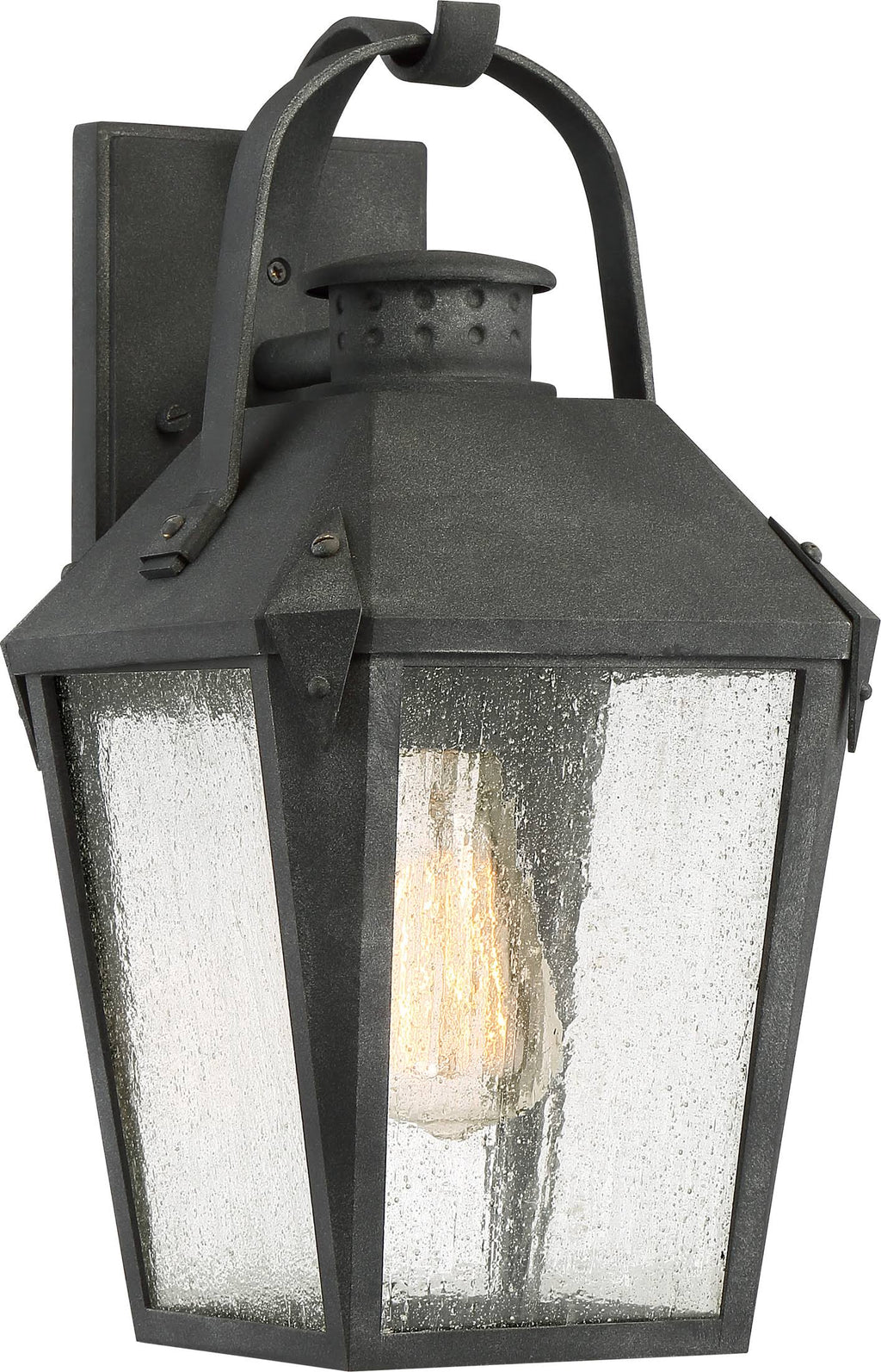 Mottled Black Outdoor Wall Light D99331