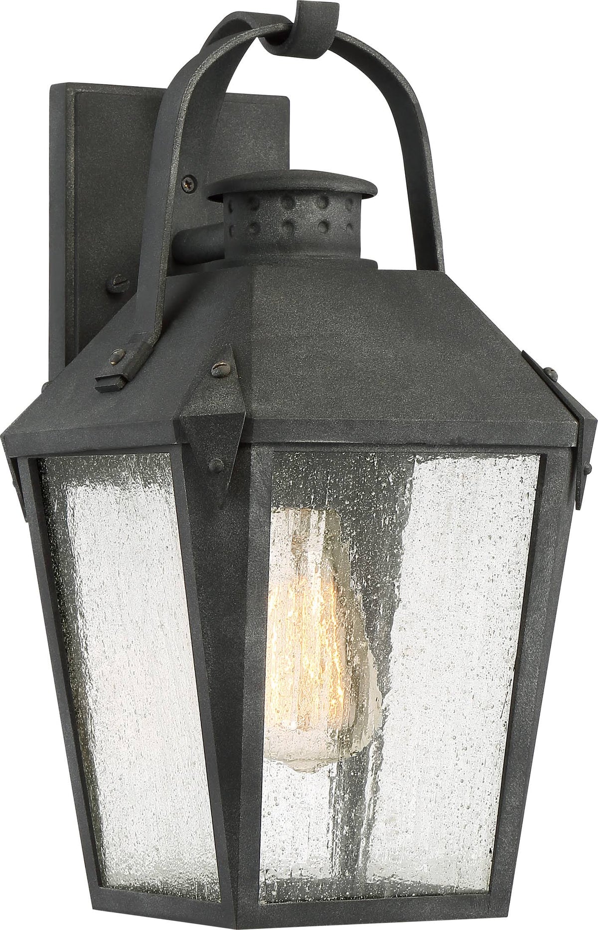 Mottled Black Outdoor Wall Light D99331