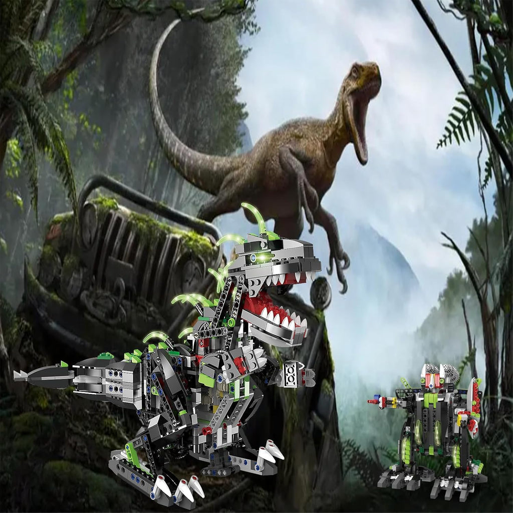 2 in1 Dinosaur Robot Building Kits X83878