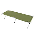 Army Green Portable Folding Camping Cot with Carrying Bag V50944