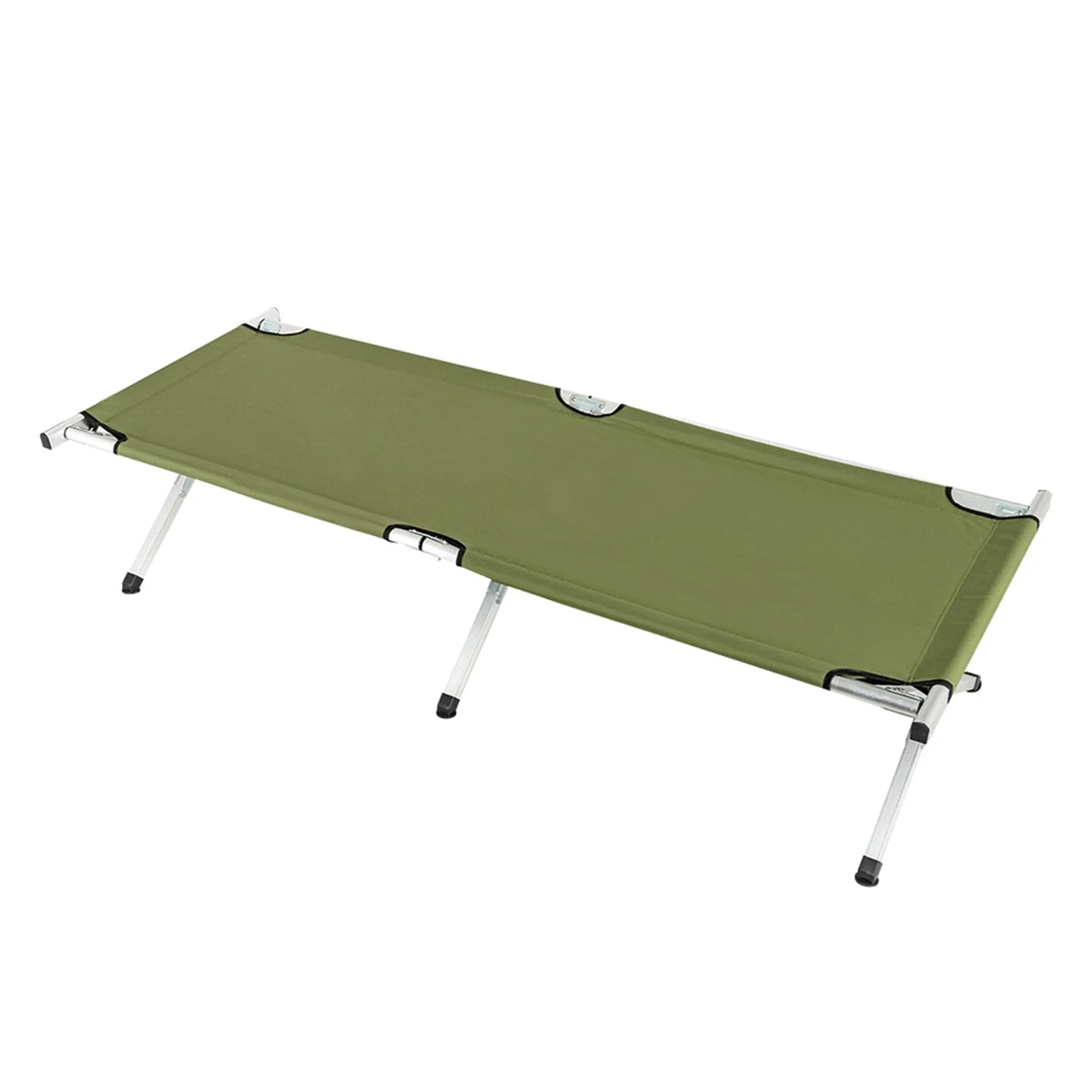 Army Green Portable Folding Camping Cot with Carrying Bag V50944