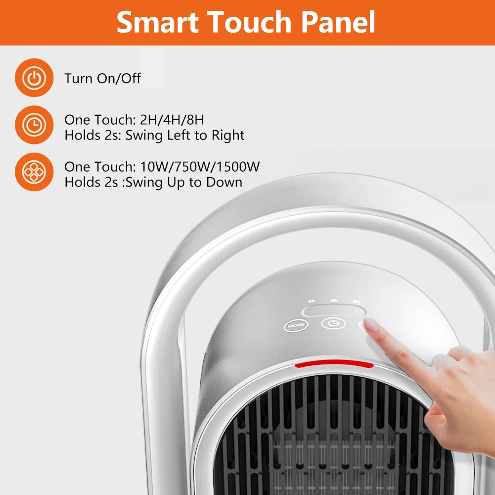 1500W Oscillating Space Heater A347