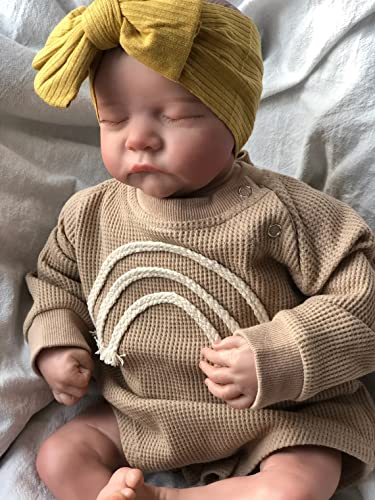 19 inch Soft Body Realistic Newborn Baby Dolls with Clothes and Bottles U96068