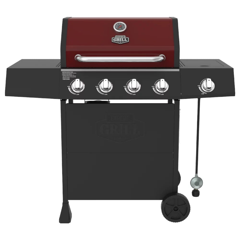 4 Burner Propane Gas Grill with Side Burner G89329