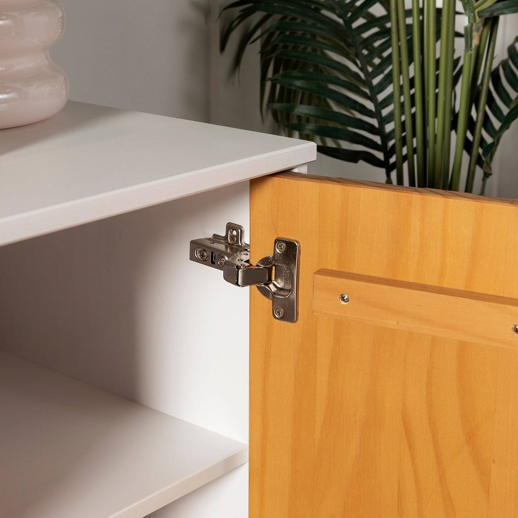 70-Inch Two-Tone 3-Door TV Console Q13860