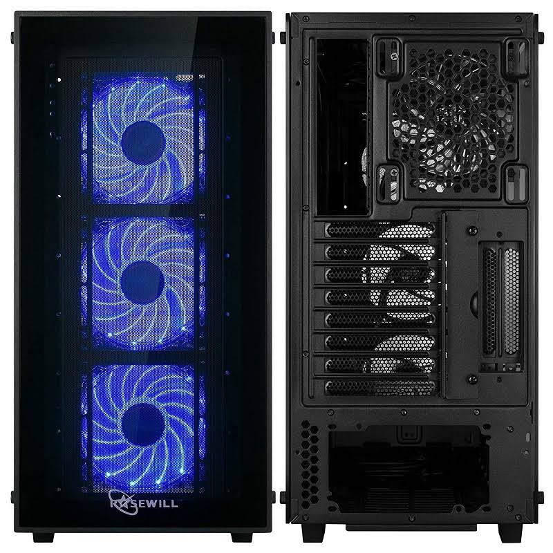 Tempered Glass ATX Mid Tower Computer Case Z3260