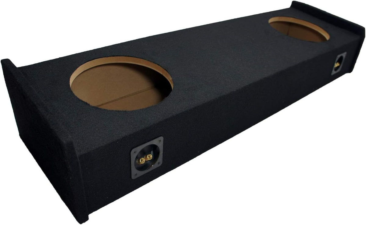 Compatible with Ford F-150 Super Cab Truck 1997-1999 Amplifier and Dual 10 Sub Box Enclosure P19435