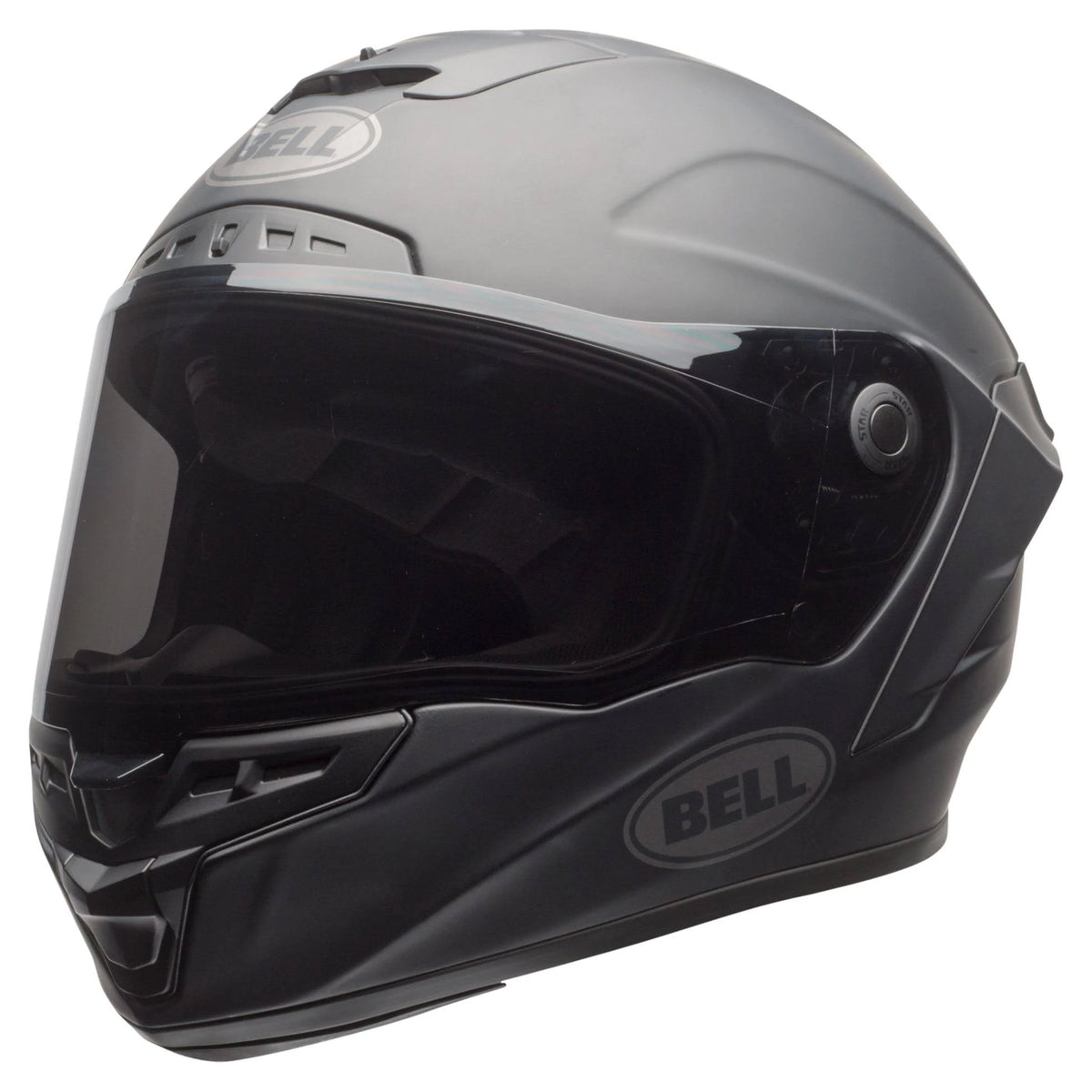Matte Black Solid Motorcycle Helmet D3502
