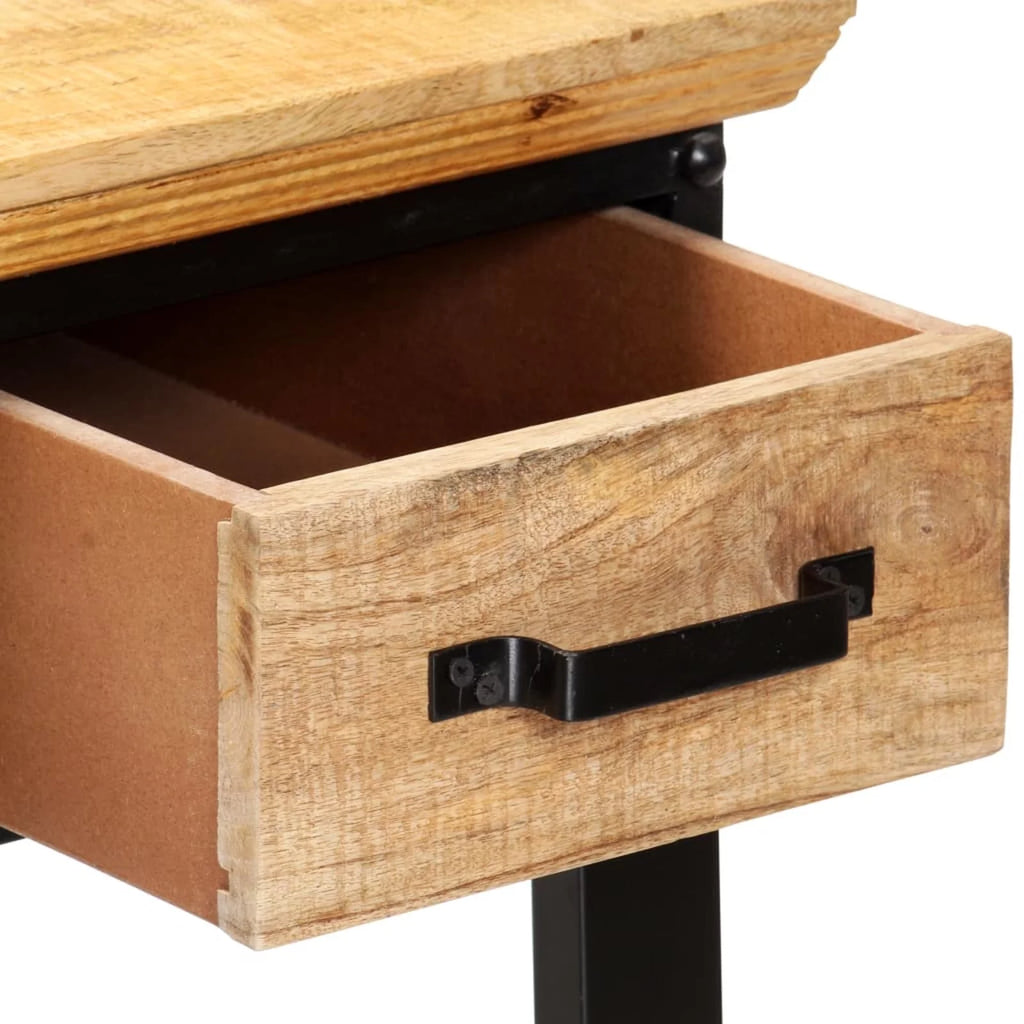 Mango Wood Writing Desk with 2 Storage Drawers V89812