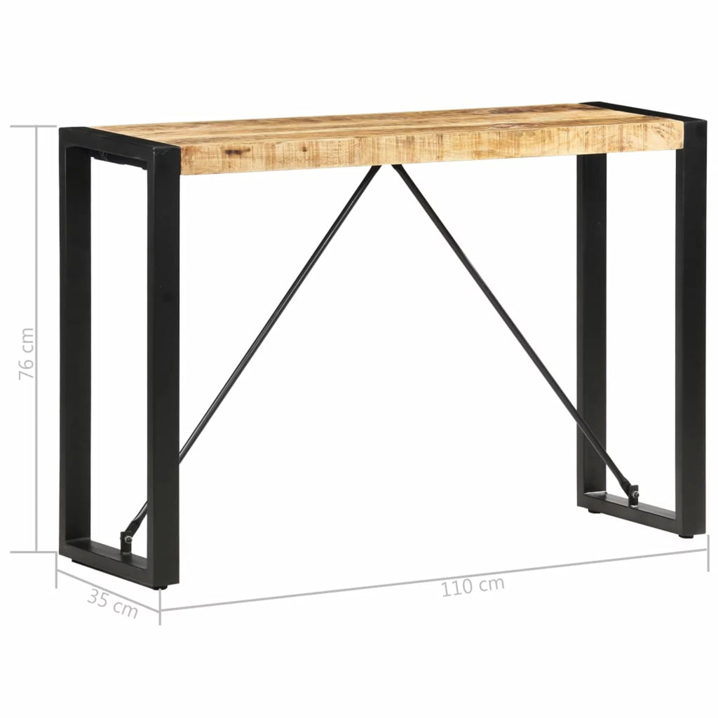 Solid Mango Wood Console Table R62773