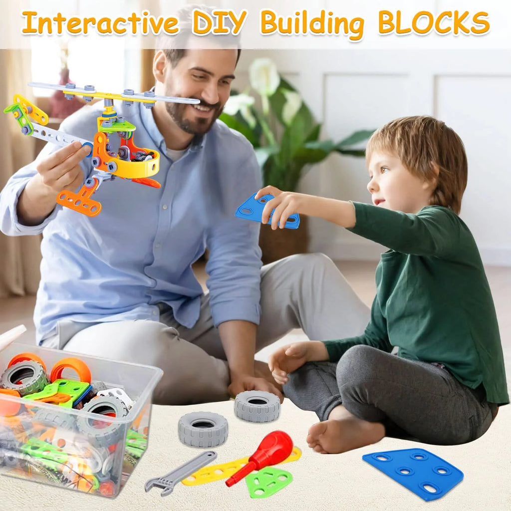 167 Pieces STEM Toy Building Blocks Set T859805