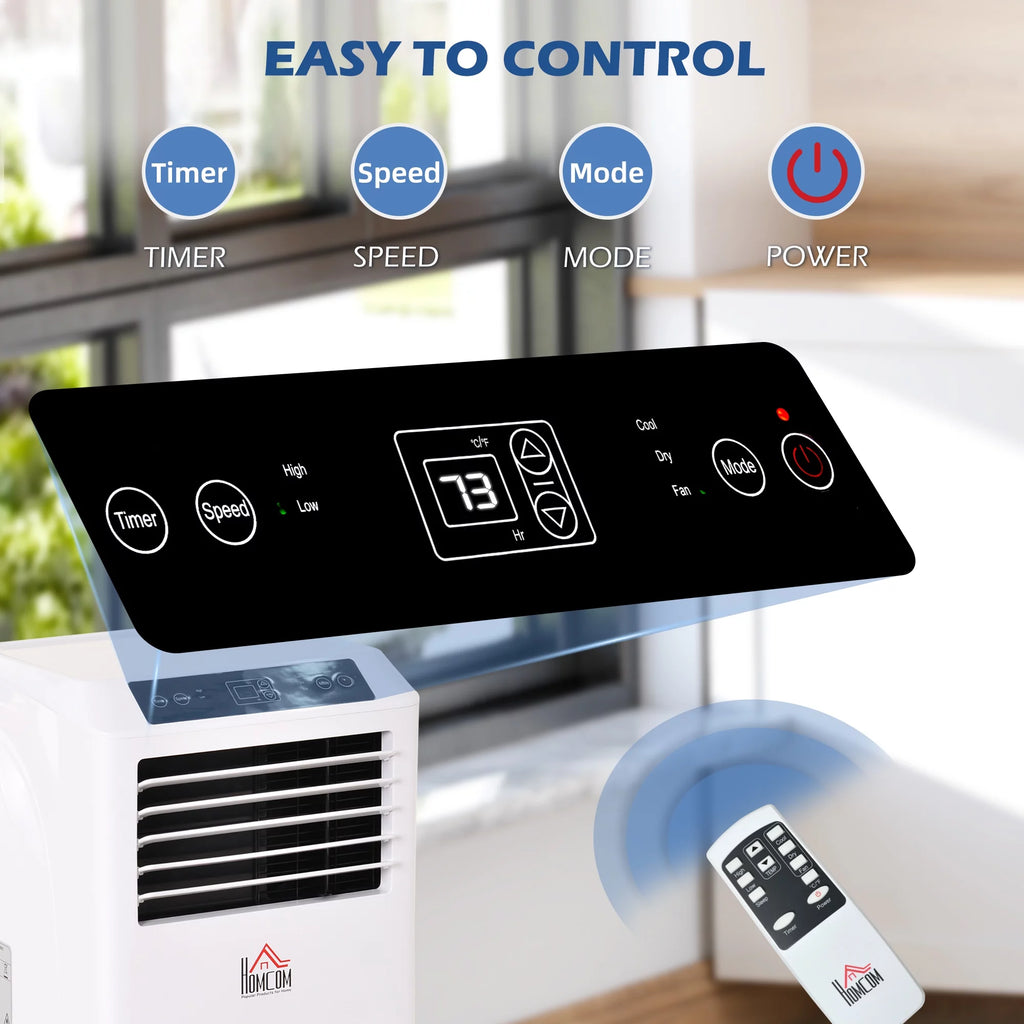 10000 BTU Portable Air Conditioner with Remote Control, White C905028