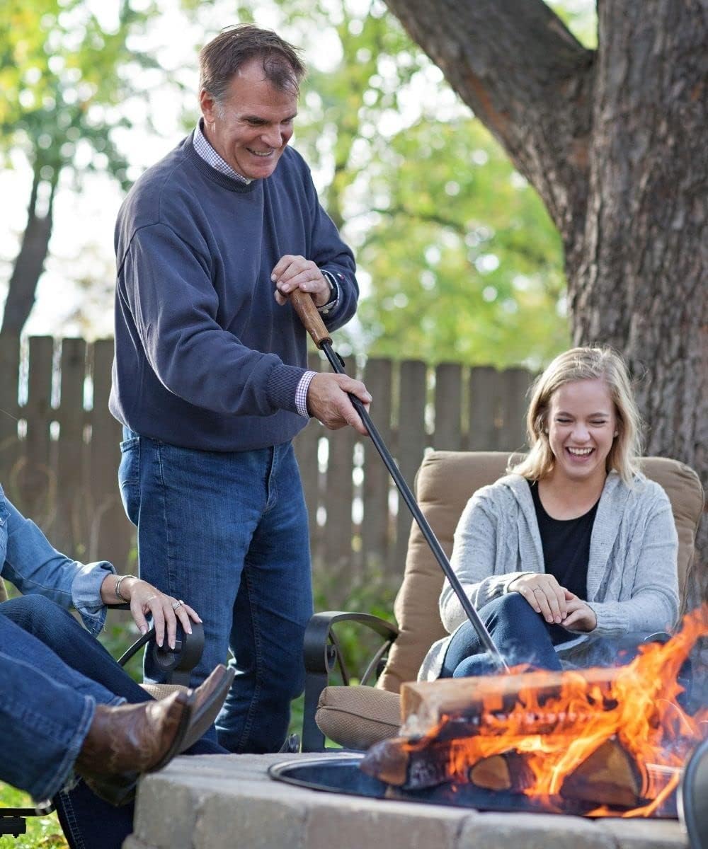 46 Extra Long High Carbon Fire Pit Poker X988051