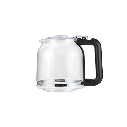 Black 12 Cup Programmable Coffee Machine with Borosilicate Glass Carafe E35670
