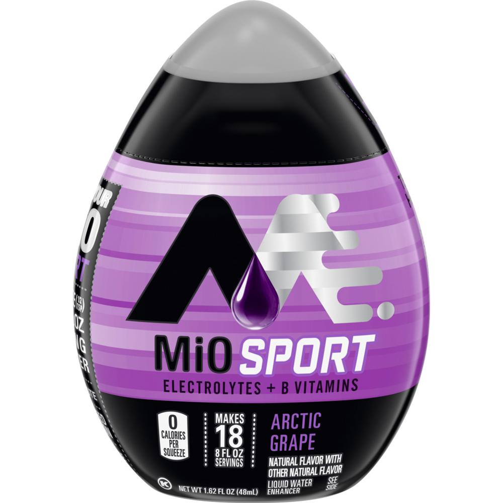 Arctic Grape Water Enhancer With Electrolytes, Caffeinated, 1.62 fl oz Bottle (Pack-5) Z199805