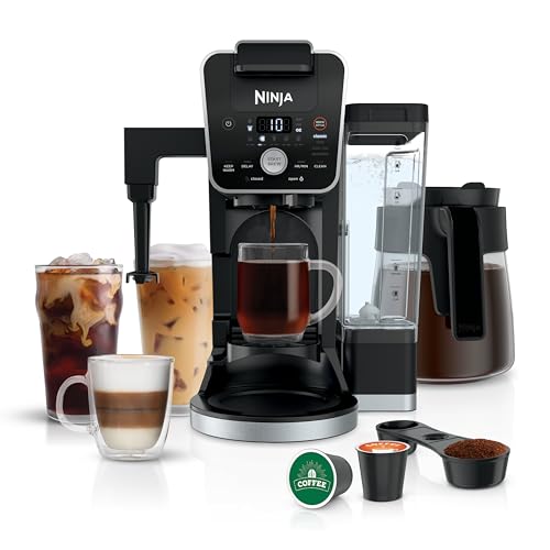Single Serve Coffee Maker and Drip Coffee Machine, 12-Cup with K-Cup Combo, Includes Permanent Filter D344