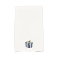 Navy Blue Holiday Print Kitchen Towel Q204