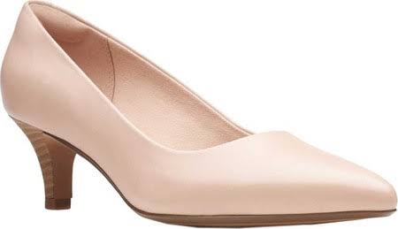 Leather Pumps, Size 7 Medium, Nude E4193