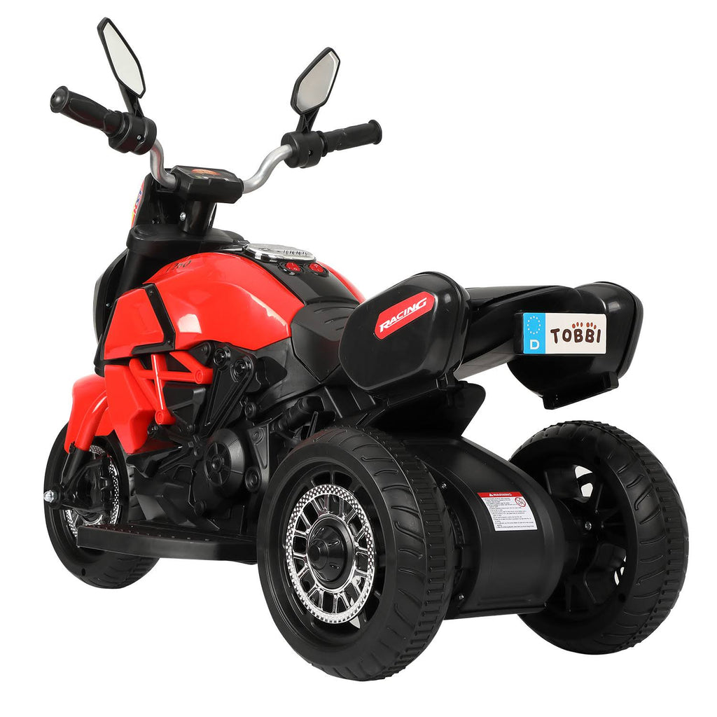 Red Three-Wheeled Kids Ride on Motorcycle V2773