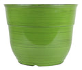 Dark Green 15" Glazed Plastic Planter M9038