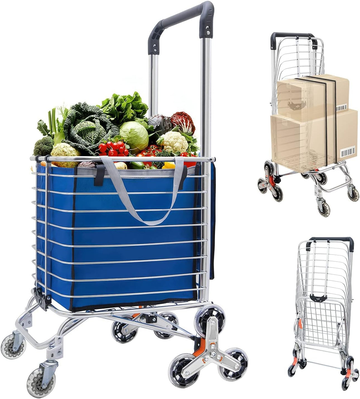 Portable 8 Wheels Stair Climbing Cart J6436